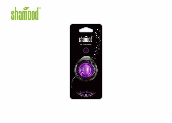 Refrogerador de ar fresco roxo da membrana do perfume do carro de Nacklace para o espelho retrovisor do respiradouro